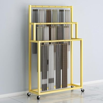 3-Tier Scarf Roll Storage Rack with 360° Swivel Casters