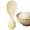 Rice Spoon, Eggshell Design with Stand Function, Non-Stick Coating view 1