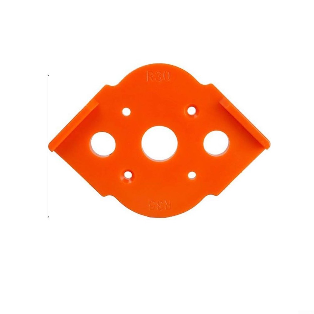 HEIBTENY Woodworking Router Corner Radius Template R15-R50