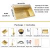 Brushed Stainless Steel Kitchen Sink with Drain Rack and Mounting Kit, 68 x 46 x 22 cm view 4