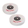MuchLuckystar Polishing Discs, 7.6 cm, Cotton Buffing Pads with Leather Edge for Jewelry, Metal, Wood, Glass, Grinder, 2 pcs view 2