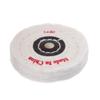 MuchLuckystar Polishing Discs, 7.6 cm, Cotton Buffing Pads with Leather Edge for Jewelry, Metal, Wood, Glass, Grinder, 2 pcs view 3