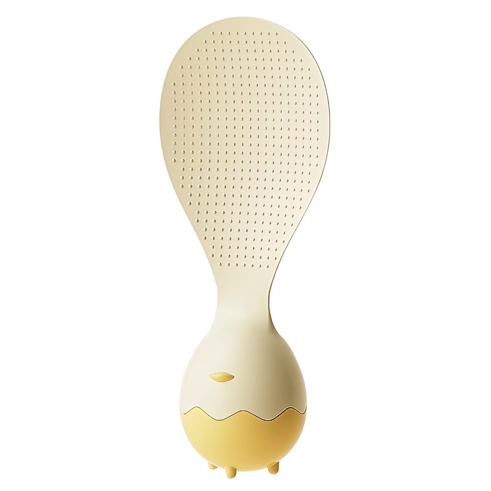 Rice Spoon | Eggshell Design with Stand Function, Non-Stick Coating