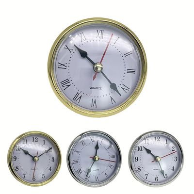 Getdoublerich Quartz Clock Insert, 80 mm