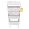 Annadue 5-Tier Rolling Book Cart with Locking Casters view 2