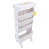 Annadue 5-Tier Rolling Book Cart with Locking Casters view 3