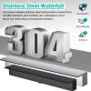 Wall-Mounted Pool Waterfall Fountain Kit for Outdoor Garden Decor view 3