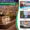 Wall-Mounted Pool Waterfall Fountain Kit for Outdoor Garden Decor view 4