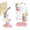 Cute 3D Stickers, Decorative Stackable Resin Stickers | Anime Character Build Stickers | For Girls Teen DIY Craft Projects Desktop Decoration Notebook Scrapbooking view 1