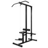 All-in-One Weight Station with Lat Pulldown Tower, 40 kg Weight Plates, Adjustable Leg Curl, and Safety Bars view 3