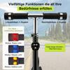 E-Scooter Turn Signal Handlebar Grip Retrofit Kit, Waterproof Left/Right LED Indicators with USB-C, Horn, Remote, and Non-Slip Grip view 3