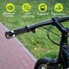 E-Scooter Turn Signal Handlebar Grip Retrofit Kit, Waterproof Left/Right LED Indicators with USB-C, Horn, Remote, and Non-Slip Grip view 4