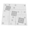 BTOSEP Log Cabin Quilt Ruler, Durable Acrylic Quilting Trimming Tool, Pattern Design Template (6 Inches) view 3