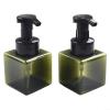 2 Pack 250 ml Amber Plastic Pump Bottles with Locking Mechanism view 1