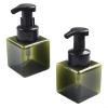 2 Pack 250 ml Amber Plastic Pump Bottles with Locking Mechanism view 2