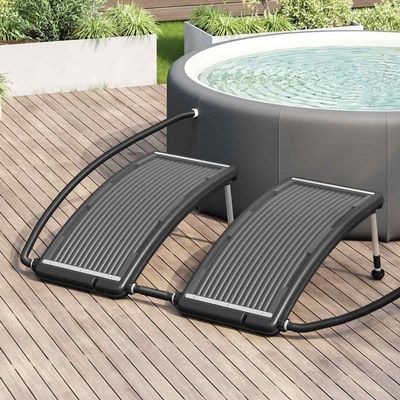 Mokuyary Curved Solar Pool Heating Panels, 2-Pack, 110 x 65 cm