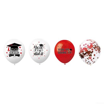 Graduation Celebration Decoration Collection in Black and Red for 2026