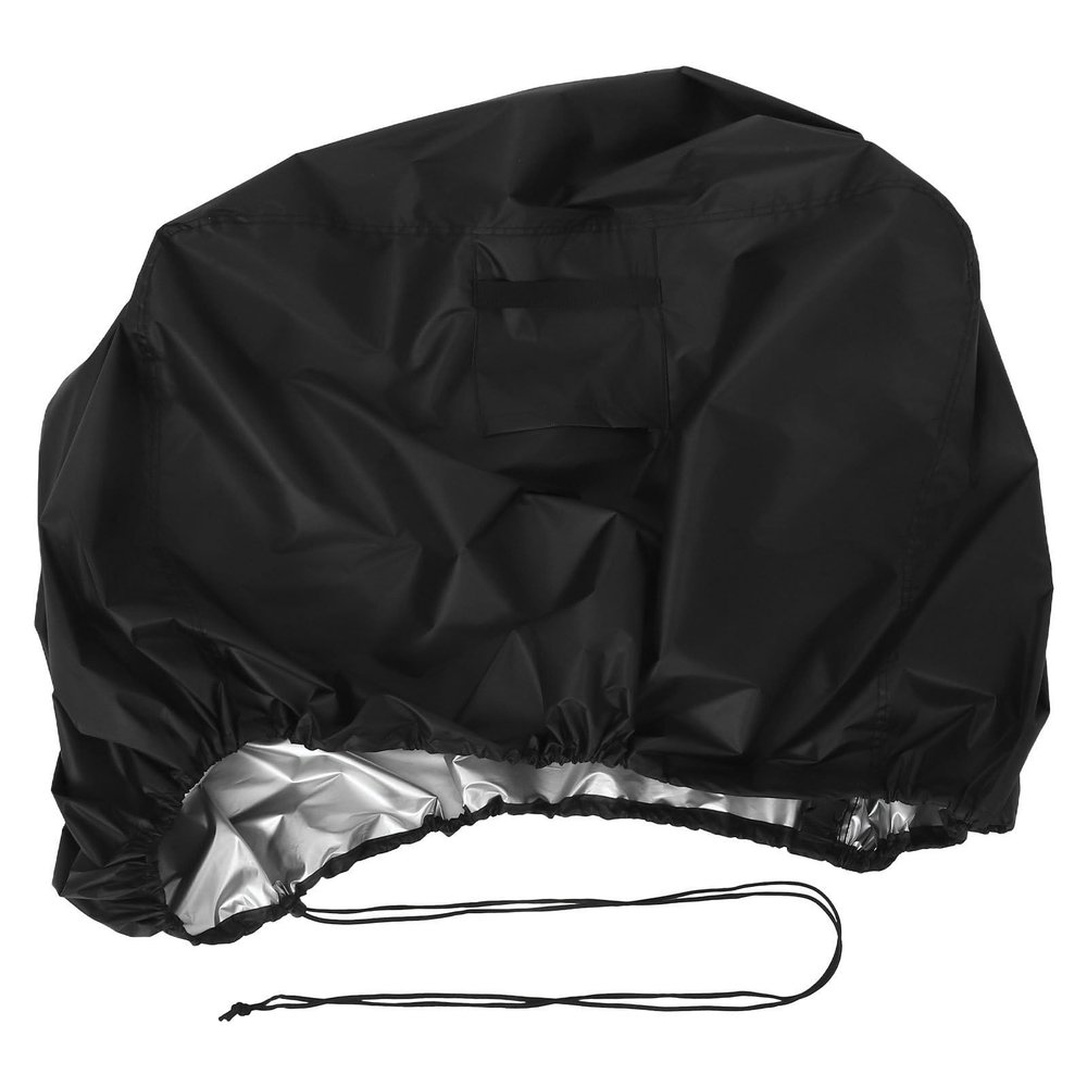 Black Square Oxford Fabric Outdoor Fire Pit Cover