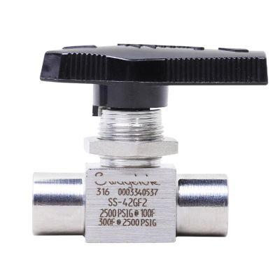 Stainless Steel Ball Valve, 0.5 Cv, 1/8 in. FNPT, SS-42GF2