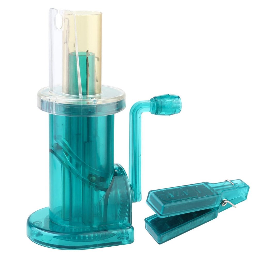 Artibetter DIY Hand Knitting Machines, Green/Random Color, 3-Piece Set