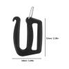 CRAFTHROU 50-Pack Adjustable Black Plastic Backpack Buckles, 38 mm, Side-Release Quick Buckle for Camping and Outdoor Replacement view 2