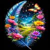 CLYCTIP Diamond Painting for Adults - Rainbow Elephant view 1