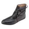 Generic Medieval-Style Men's Slip-On Ankle Boots, Black view 1
