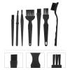 Portable Antistatic Keyboard Cleaning Brushes, 7-Piece Set, Black view 3