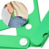 PRETYZOOM 4-Pack Foldable Aluminum Clothes Hangers, Non-Slip and Space-Saving view 4