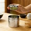 Stainless Steel Matcha Sifter & Storage Tin Set, 40-Mesh view 2