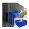 Foldable PVC Koi Pond with Steel Frame and Drain Valve, 6 x 6 x 1 m view 1