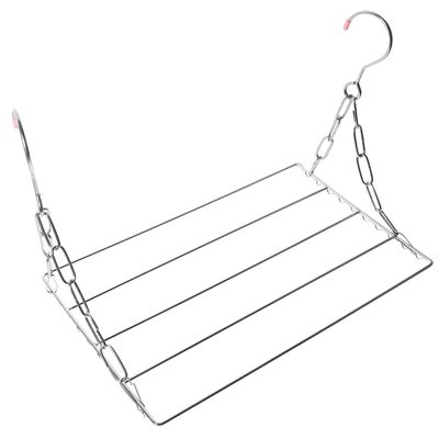 Abaodam 40 cm Retractable Stainless Steel Clothes Drying Rack, Space-Saving Spiral Design for Balcony and Home