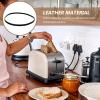 GRADENEVE Leather Bread Machine Replacement Belt, Durable, Black view 4