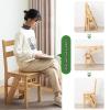Folding Wooden Ladder Chair, 4-Step Multifunctional Stool view 4