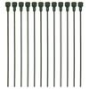 DOITOOL DIY Adjustable-Length Green Plastic Flower Stem Holders, 12 Pieces view 1