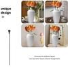 DOITOOL DIY Adjustable-Length Green Plastic Flower Stem Holders, 12 Pieces view 3