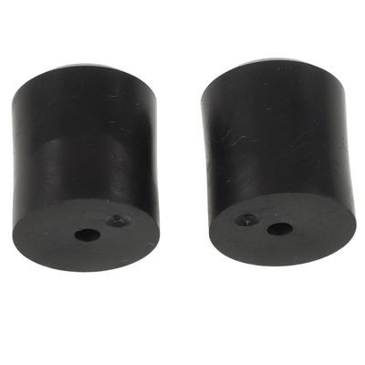 Fenical 2-Piece Black Rubber Snowboard Wall Mounts