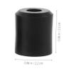 Fenical 2-Piece Black Rubber Snowboard Wall Mounts view 2