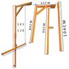 Self-Locking Rope Winch Mount for AC Outdoor Units view 4