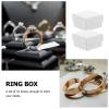 BESTOYARD 10 Small White Jewelry Boxes for Rings, Earrings, and Necklaces view 3