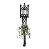 Macrame Plant Hanger - Boho Wooden Wall Holder view 1