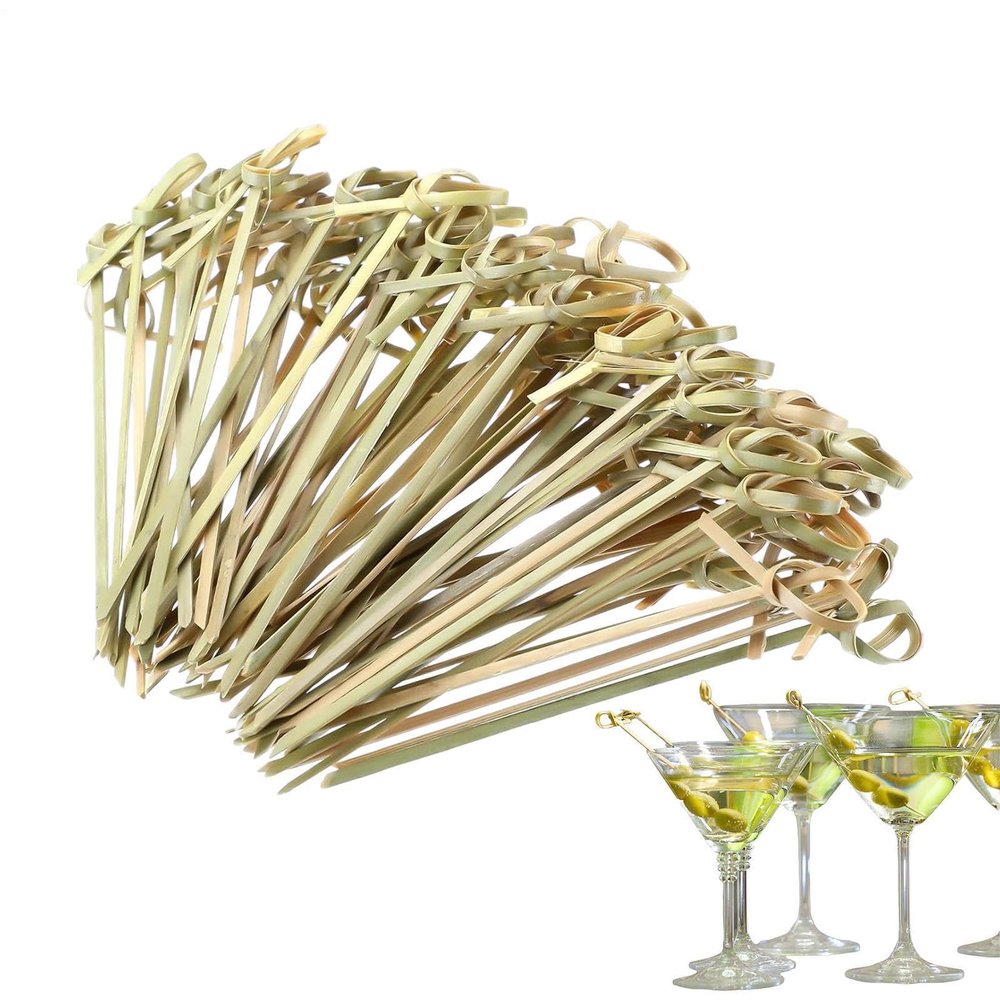 Generic Cocktail Toothpicks, Safe Elegant Food Picks 100 pcs