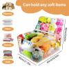 Stuffed Animal Storage Bean Bag, Transparent, Waterproof, Large Capacity view 2