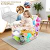 Stuffed Animal Storage Bean Bag, Transparent, Waterproof, Large Capacity view 4