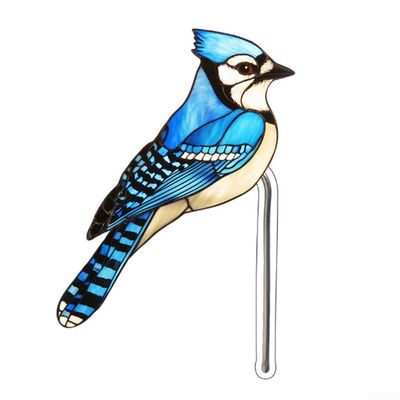 Acrylic Bird and Butterfly Garden Stake