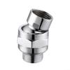 Brass Showerhead Swivel Adapter, G1/2 Ball Joint, Silver view 4