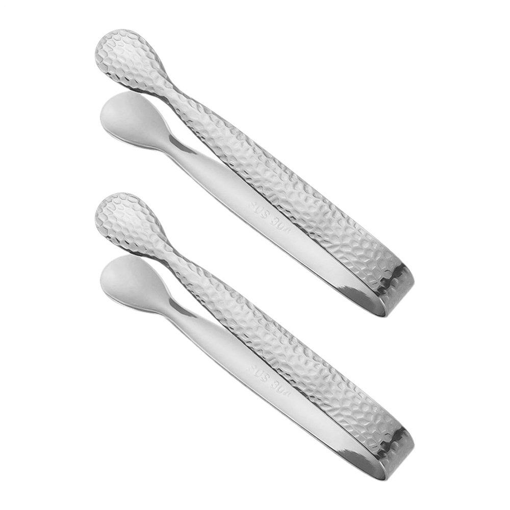 Serving Tongs - Metal Ice Grabbers