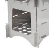 Portable Folding Stainless Steel Wood-Burning Stove view 2
