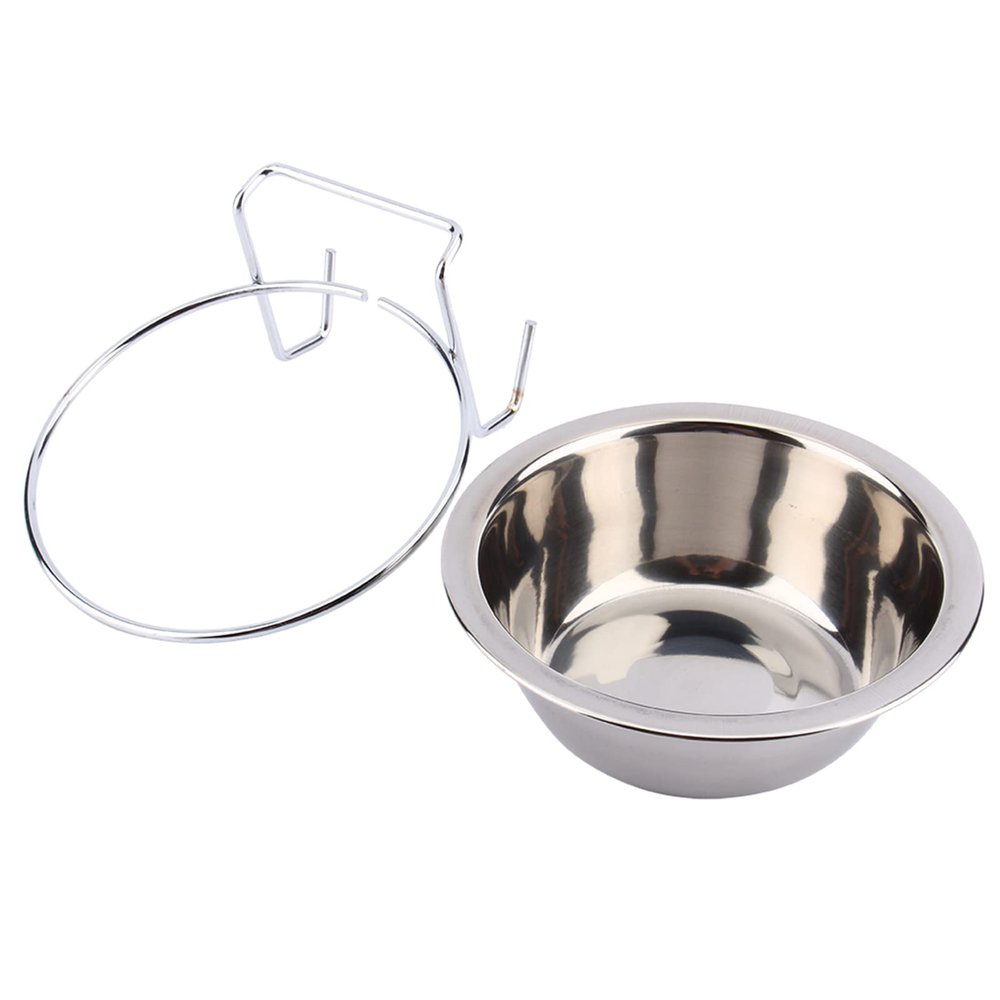 Vistreck Hanging Stainless Steel Bowl for Dogs, Cats, and Birds
