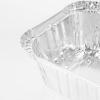 TOVINANNA Reusable Aluminum Foil Food Containers, 50-Piece Set, Silver view 3